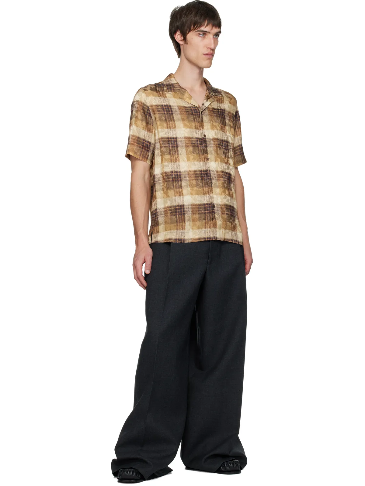 Dries Van Noten ボクシー ビスコース シャツ - 画像4