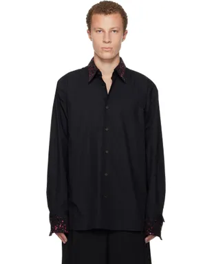Dries Van Noten スパンコール トリム シャツ - サムネイル1