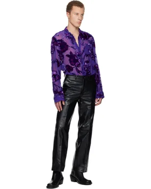 Dries Van Noten Fitted シアー シャツ - サムネイル5