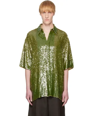 Dries Van Noten スパンコール シャツ - サムネイル1