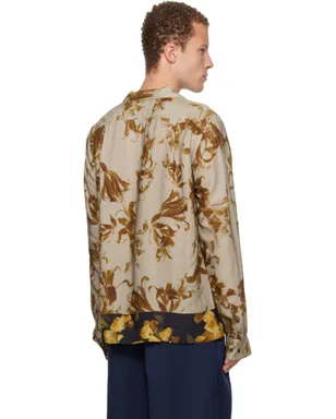 Dries Van Noten サティーン シャツ - サムネイル3
