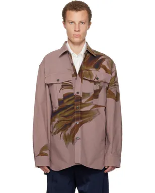 Dries Van Noten オーバーサイズ コットン シャツ - サムネイル1