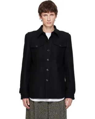 Dries Van Noten Constructed ウール オーバーシャツ - サムネイル1