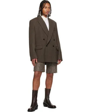Dries Van Noten ウール テーラード ショートパンツ - サムネイル4