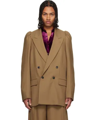 Dries Van Noten ウールツイル テーラードジャケット - サムネイル1