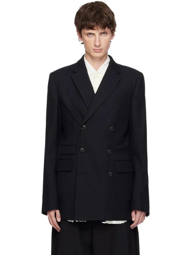 Dries Van Noten Dries Van Noten レギュラーフィット ウール テーラードジャケットの商品画像