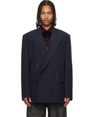 Dries Van Noten ウール テーラードジャケット - サムネイル1