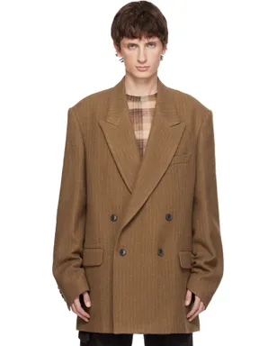 Dries Van Noten ピンストライプ テーラードジャケット - サムネイル1