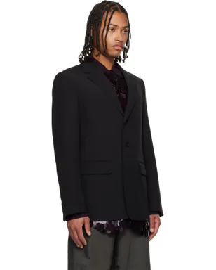 Dries Van Noten ノッチドラペルカラー テーラードジャケット - サムネイル2