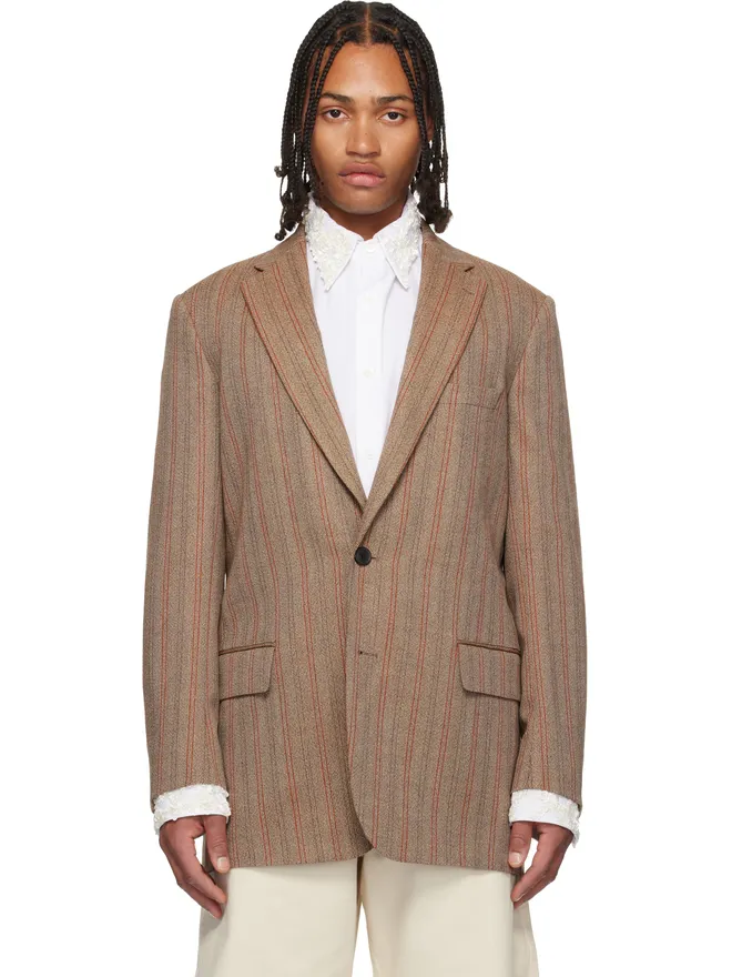 Dries Van Noten Dries Van Noten ルーズフィット テーラードジャケットの商品画像