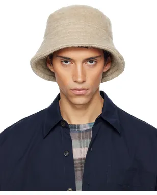 Dries Van Noten ウール モヘア バケットハット - サムネイル1