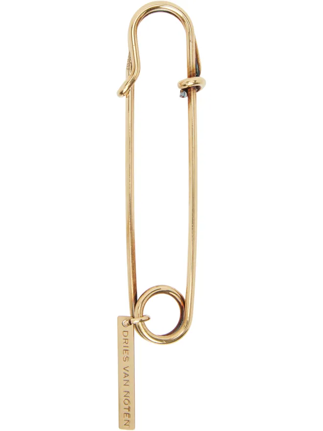 Dries Van Noten Dries Van Noten Logo Plaque ブローチの商品画像