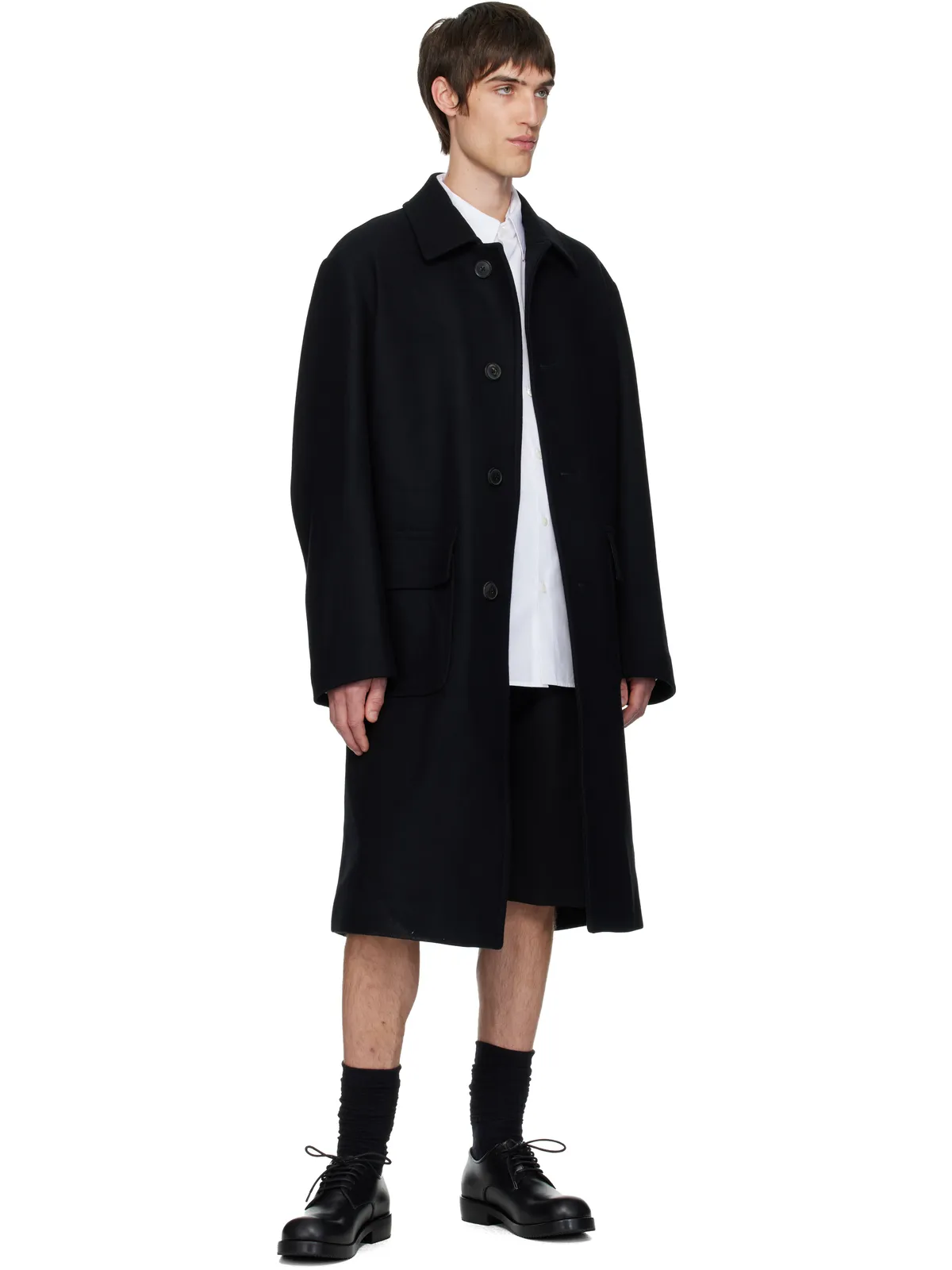 Dries Van Noten ウール コート - 画像4