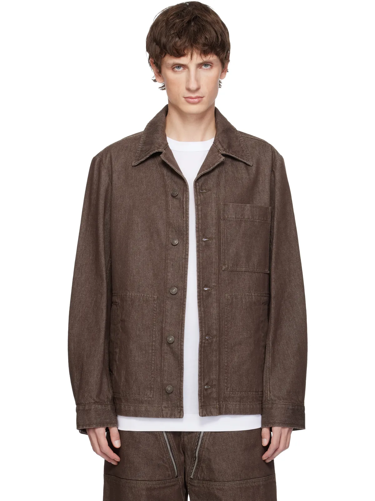 Dries Van Noten デニム シャツジャケット - 画像1