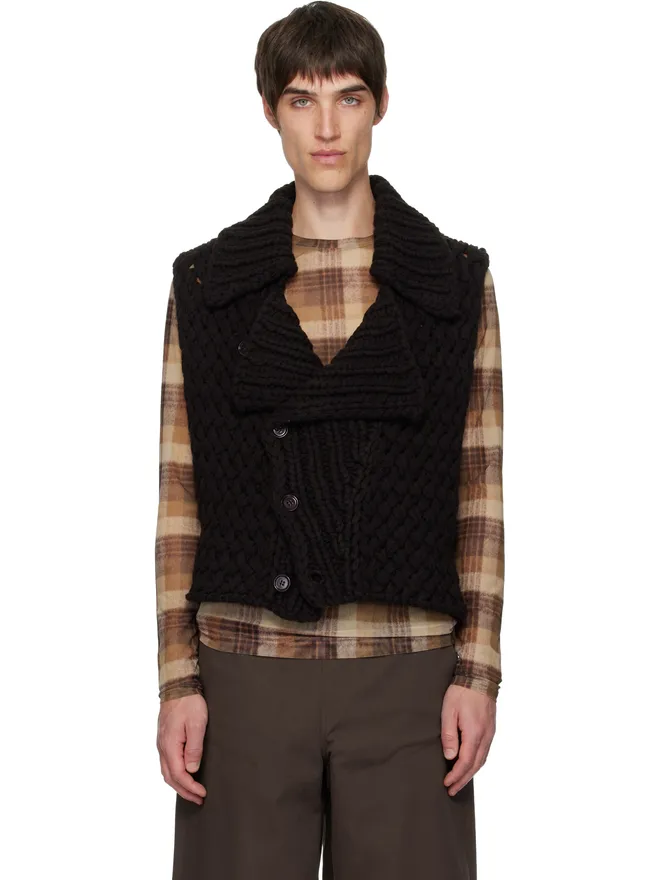 Dries Van Noten Dries Van Noten メリノウール ベストの商品画像