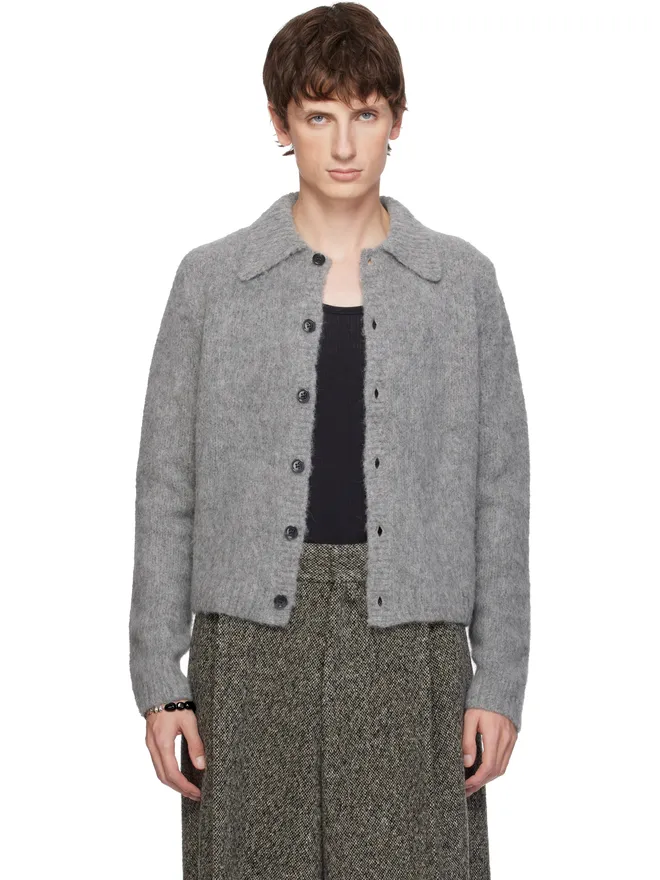 Dries Van Noten Dries Van Noten クロップド ウール カーディガンの商品画像
