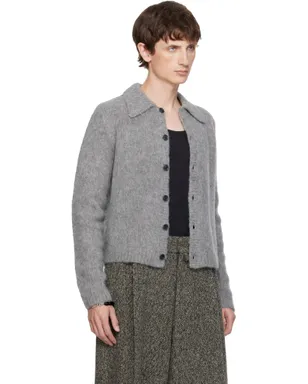 Dries Van Noten クロップド ウール カーディガン - サムネイル2