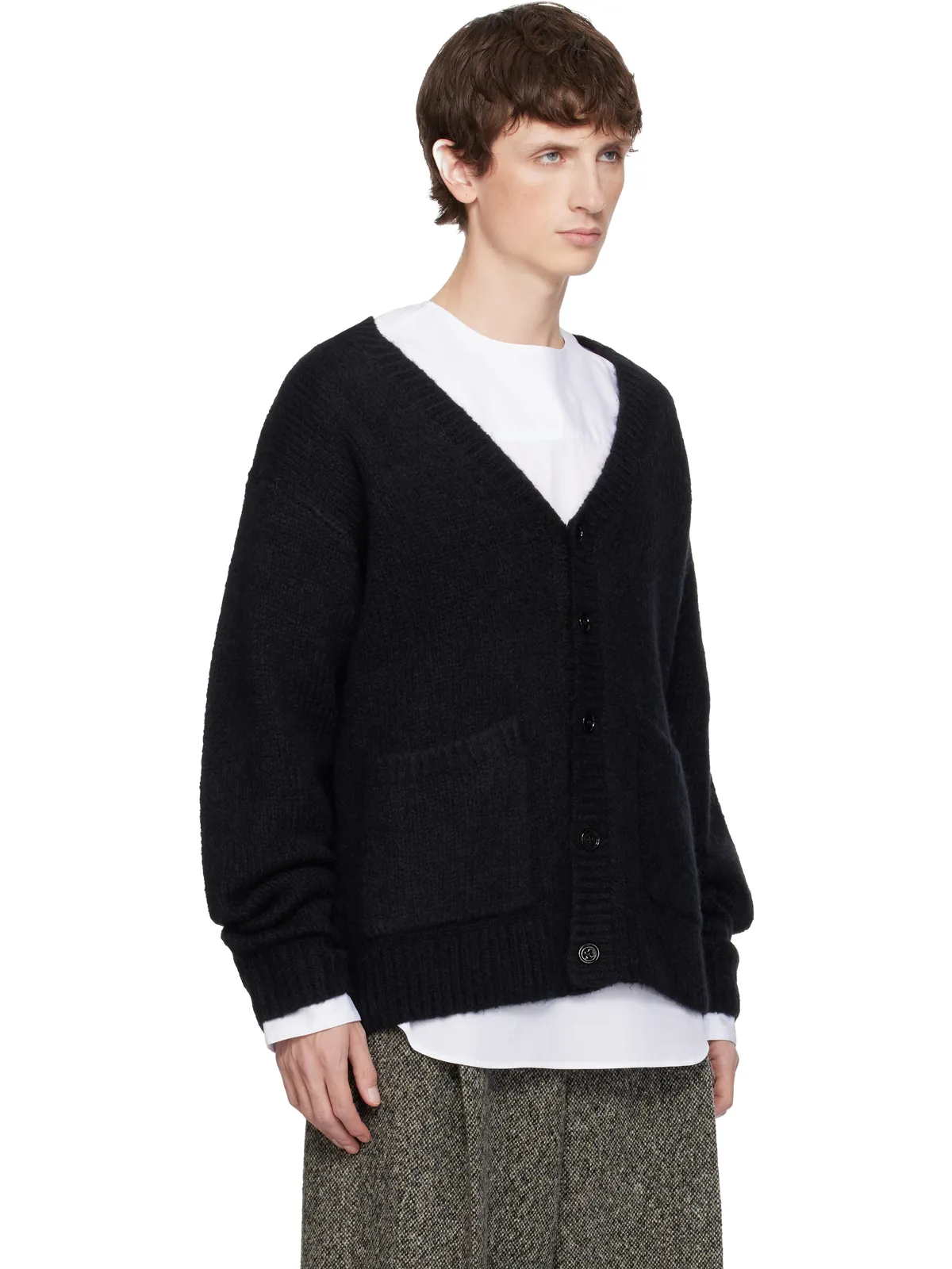 Dries Van Noten アルパカ＆メリノウール カーディガン - 画像2