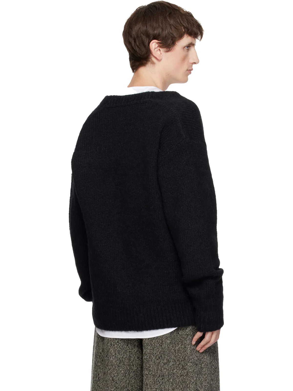 Dries Van Noten アルパカ＆メリノウール カーディガン - 画像3