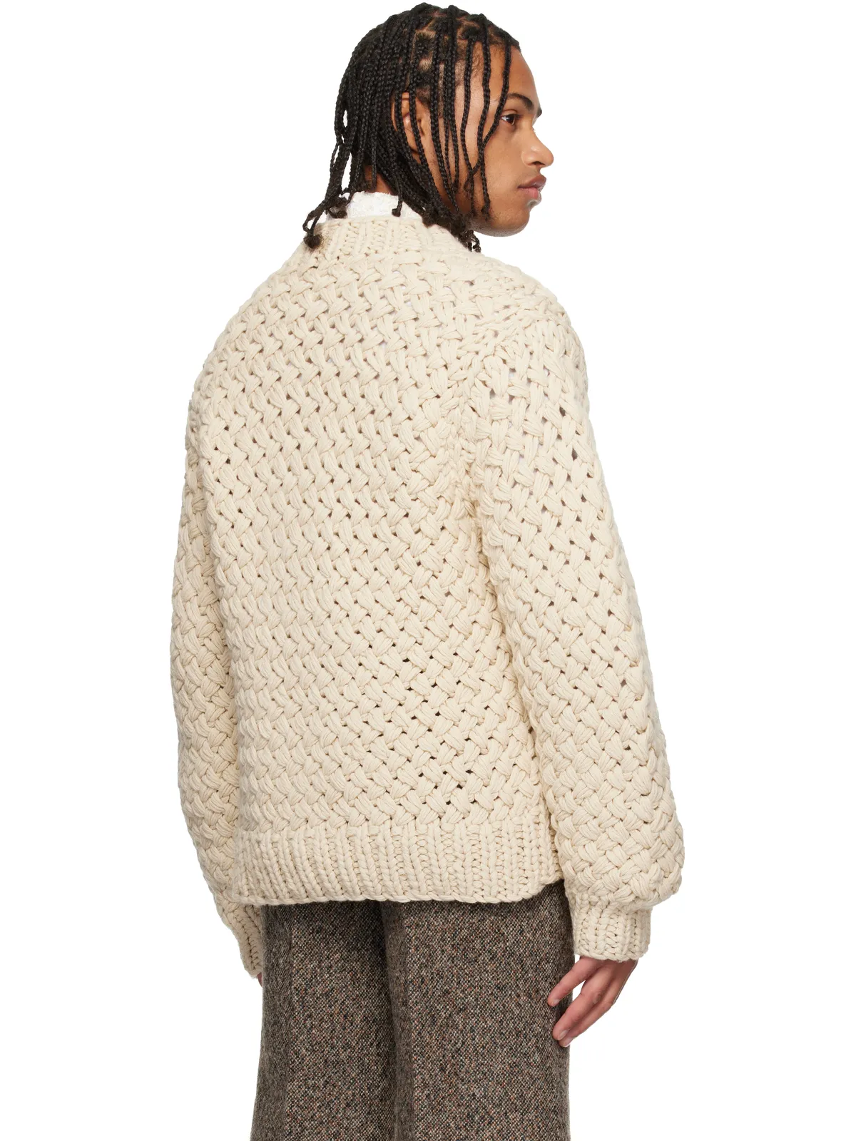 Dries Van Noten オープンニット セーター - 画像3