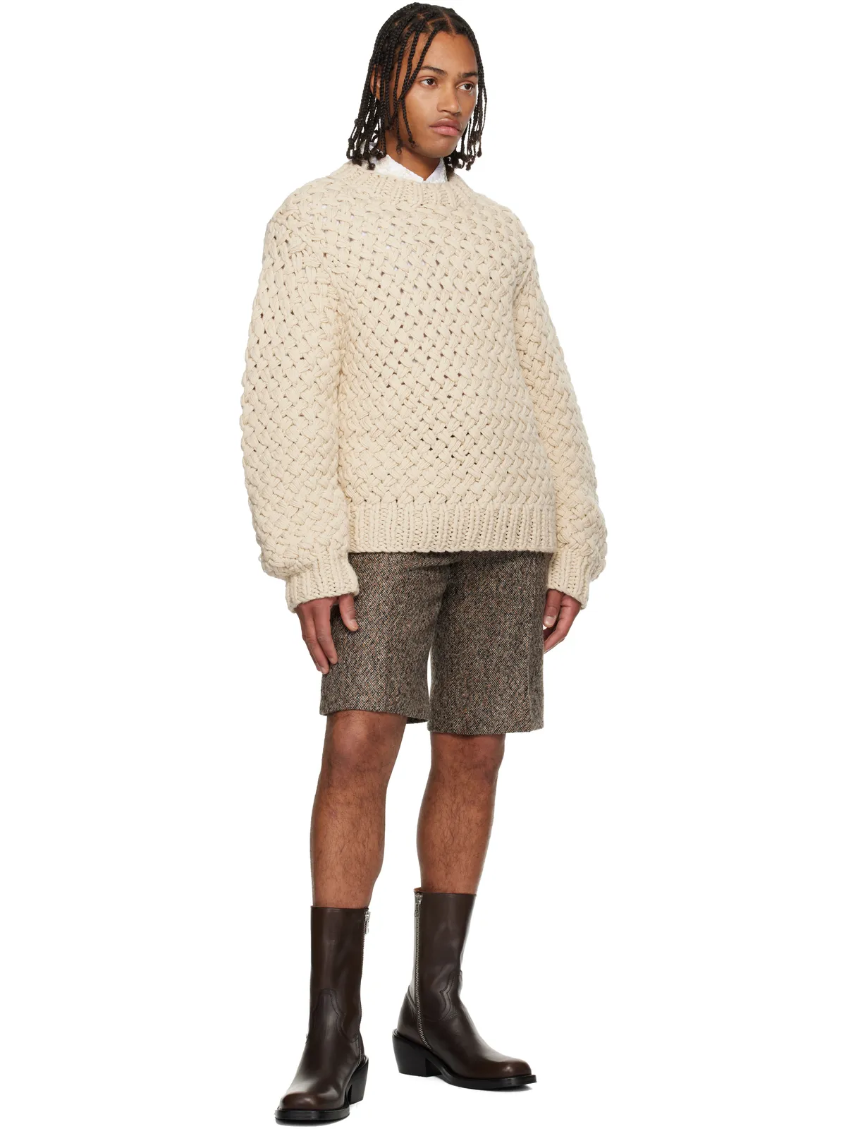 Dries Van Noten オープンニット セーター - 画像4