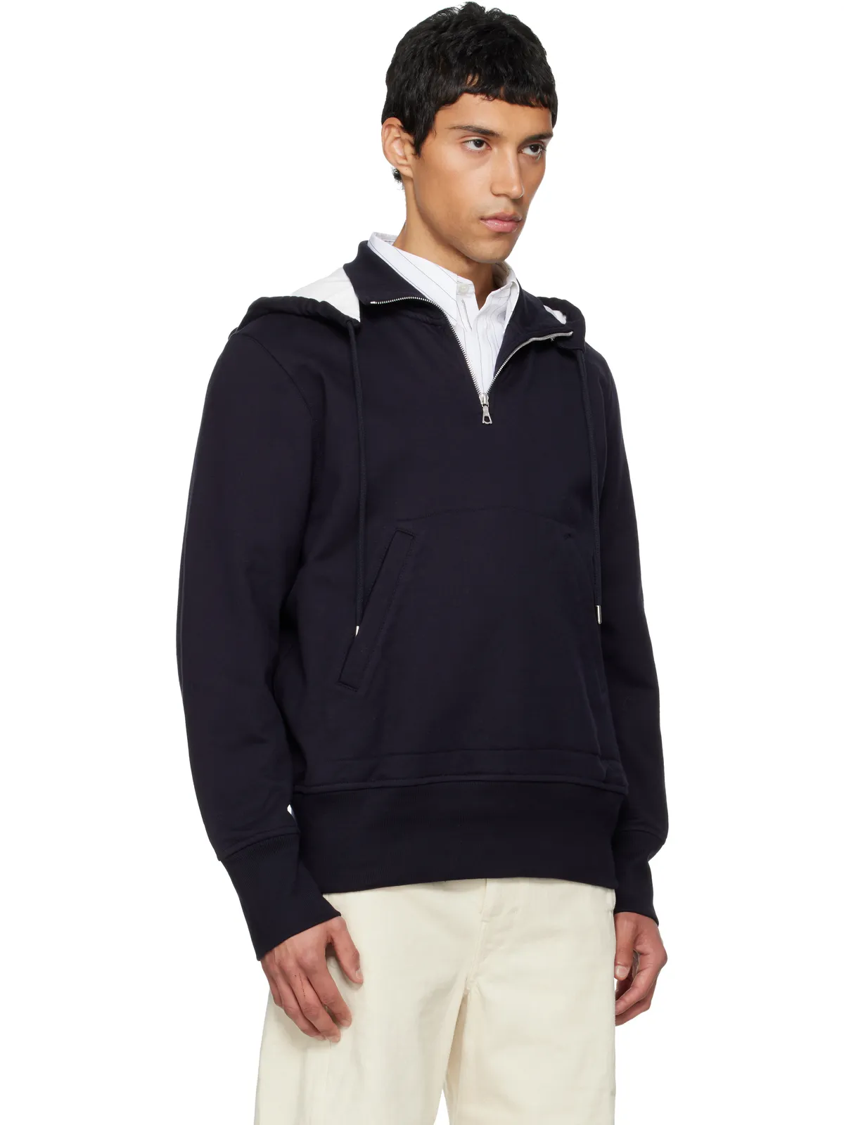 Dries Van Noten Half-Zip フーディ - 画像2