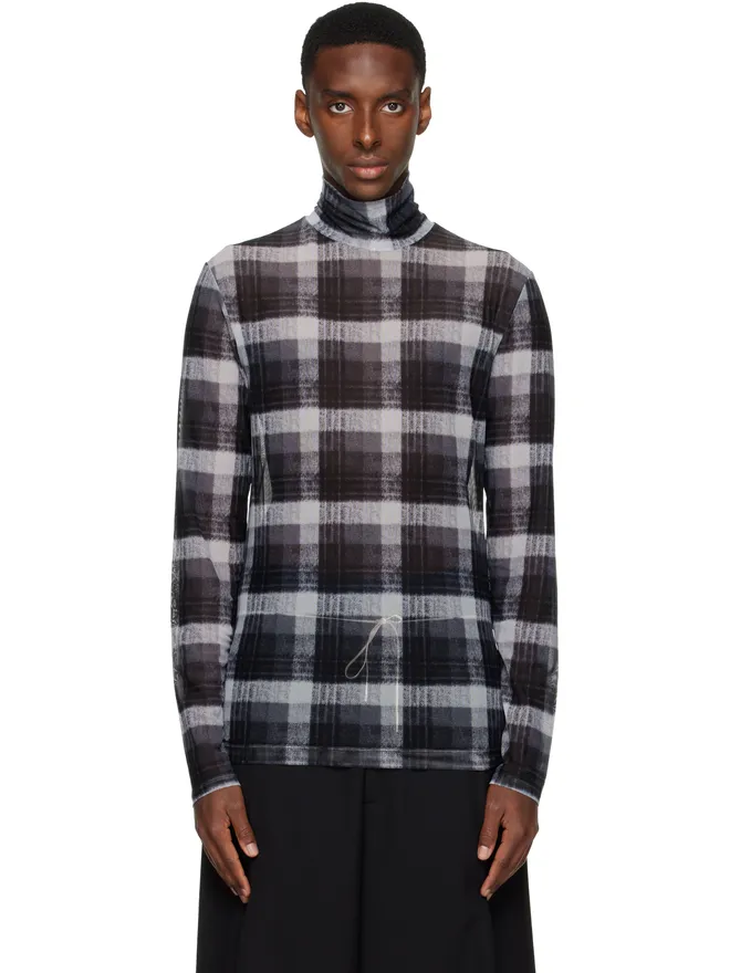 Dries Van Noten Dries Van Noten メッシュ タートルネックの商品画像