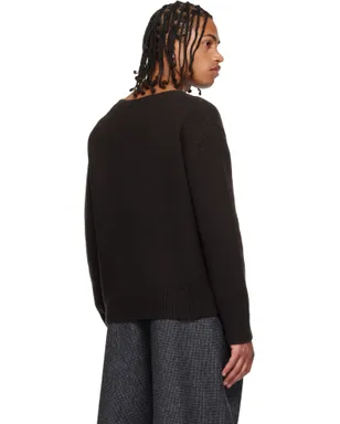 Dries Van Noten メリノウール Vネックセーター - サムネイル3
