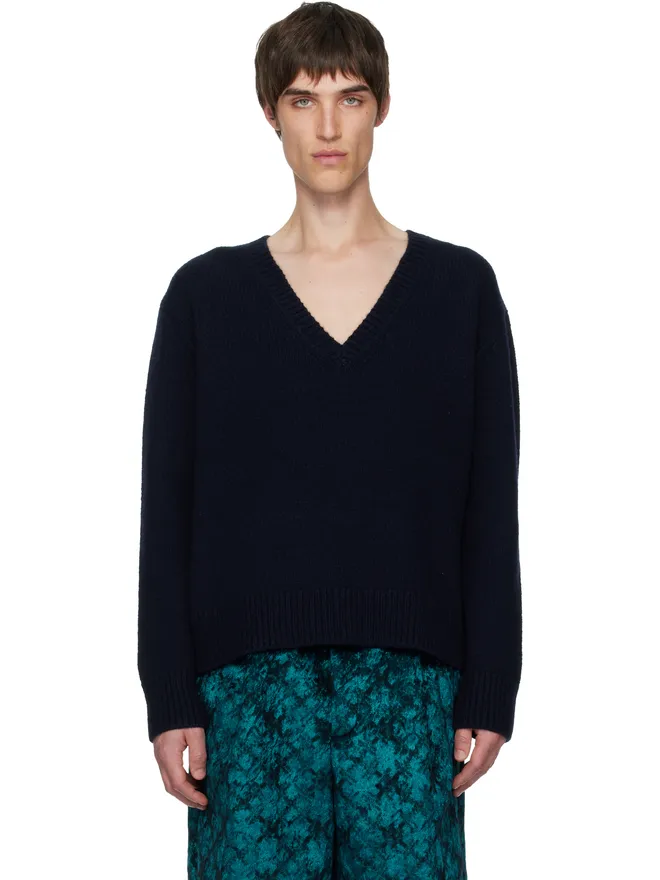 Dries Van Noten Dries Van Noten Vネックセーターの商品画像