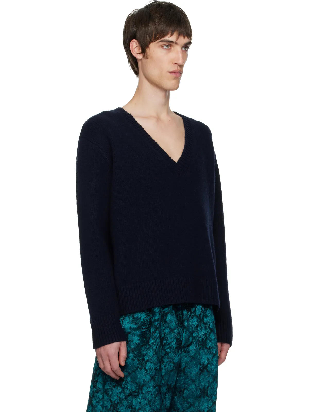 Dries Van Noten Vネックセーター - 画像2
