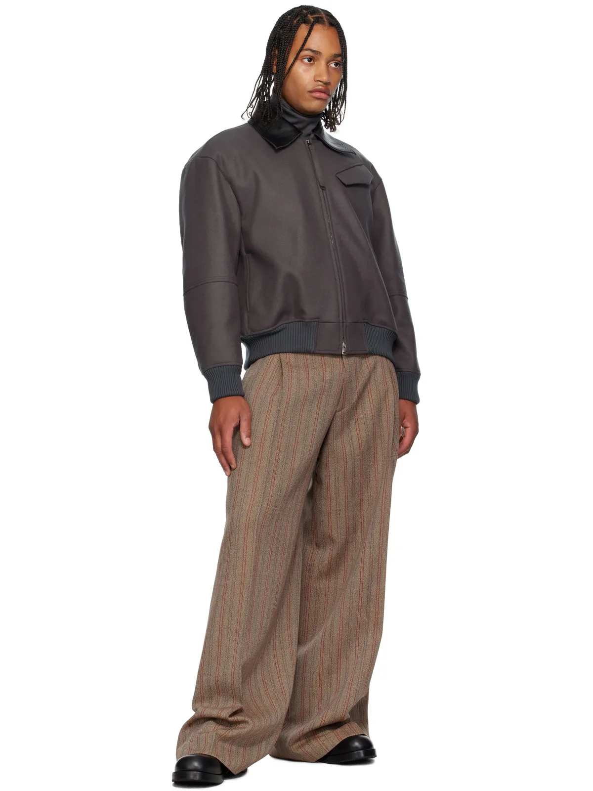 Dries Van Noten レザー ダービー - 画像5
