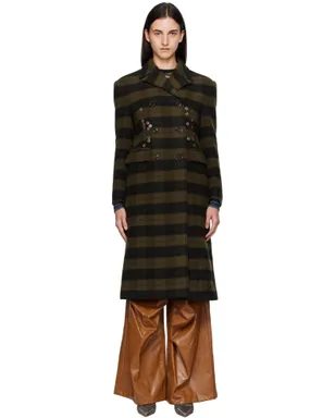 Andersson Bell Lacie Check Buttons コート - サムネイル1