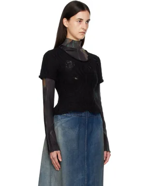 Andersson Bell Cap Sleeve Sweater Layered トップス - サムネイル2