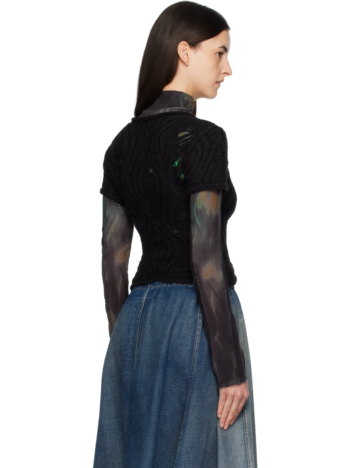 Andersson Bell Cap Sleeve Sweater Layered トップス - 画像3