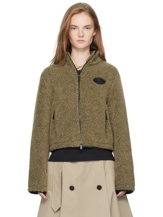 Burberry Burberry クロップド フリースジャケットの商品画像