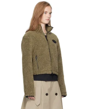 Burberry クロップド フリースジャケット - サムネイル2