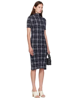 Burberry チェック ウールブレンド ミディアムワンピース - サムネイル2