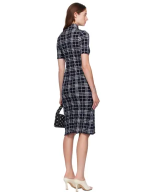 Burberry チェック ウールブレンド ミディアムワンピース - サムネイル3