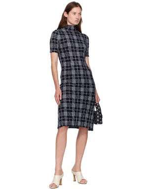 Burberry チェック ウールブレンド ミディアムワンピース - サムネイル4