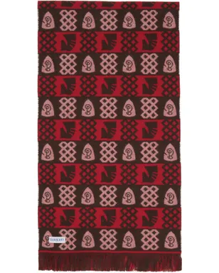 Burberry Chess Fair Isle ウール マフラー - サムネイル2