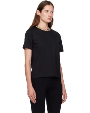 Burberry チェックトリム コットン Tシャツ - サムネイル2