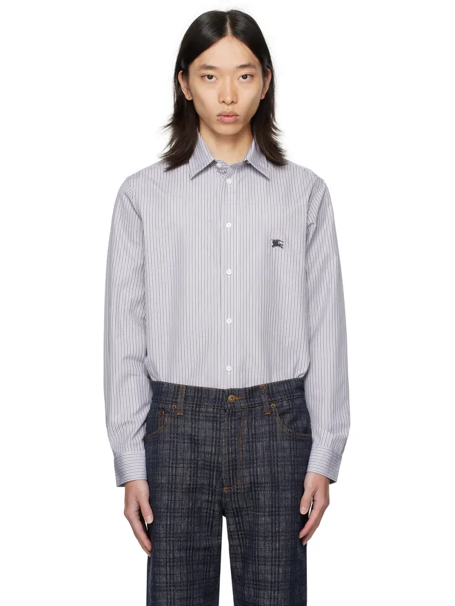 Burberry Burberry ストライプ コットン シャツの商品画像