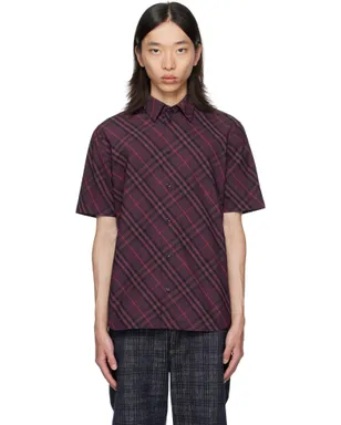 Burberry Robert チェック 半袖シャツ - サムネイル1