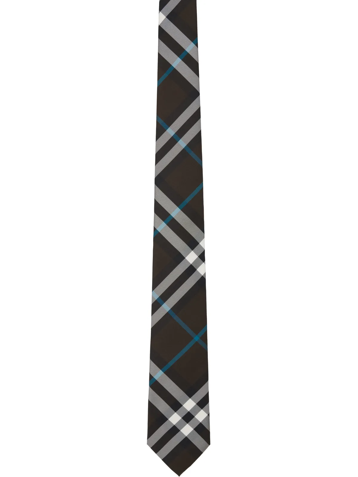 Burberry チェック シルク ネクタイ - 画像1