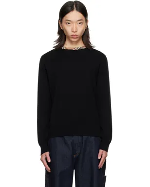 Burberry Check Trim ウール セーター - サムネイル1