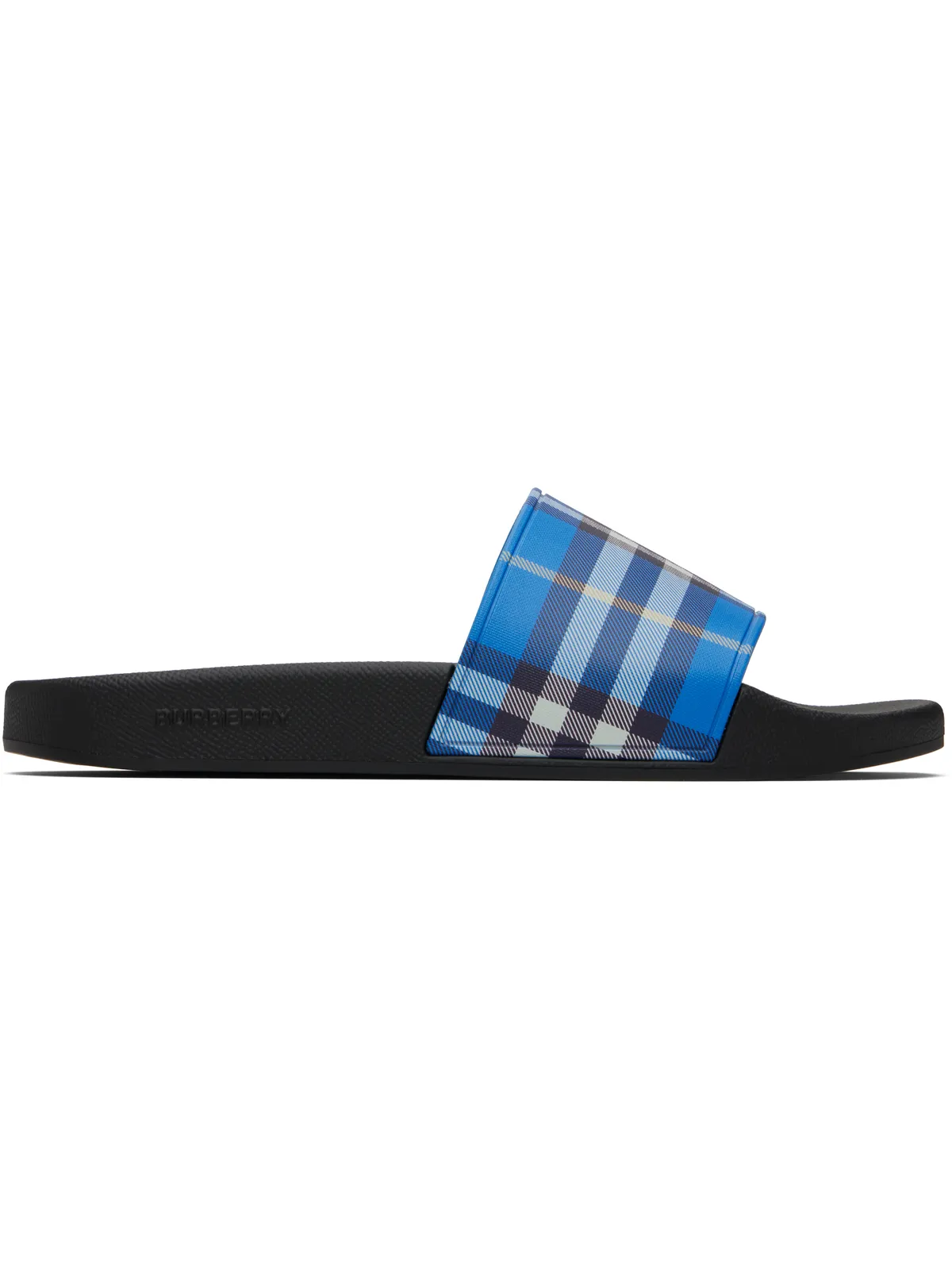 Burberry チェック プールスライド - 画像1