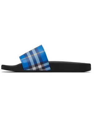 Burberry チェック プールスライド - サムネイル3