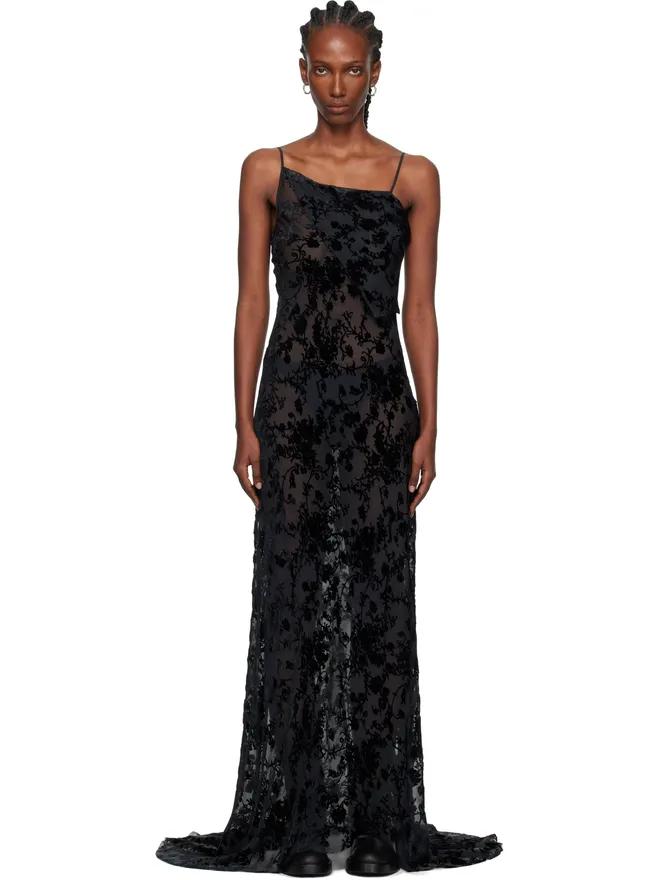 Ann Demeulemeester Ann Demeulemeester Aaricia Bias Slip マキシワンピースの商品画像