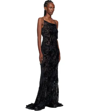 Ann Demeulemeester Aaricia Bias Slip マキシワンピース - サムネイル4