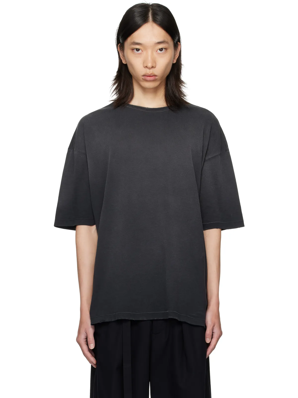 Ann Demeulemeester Dieter Infinite Feather Print Tシャツ - 画像1